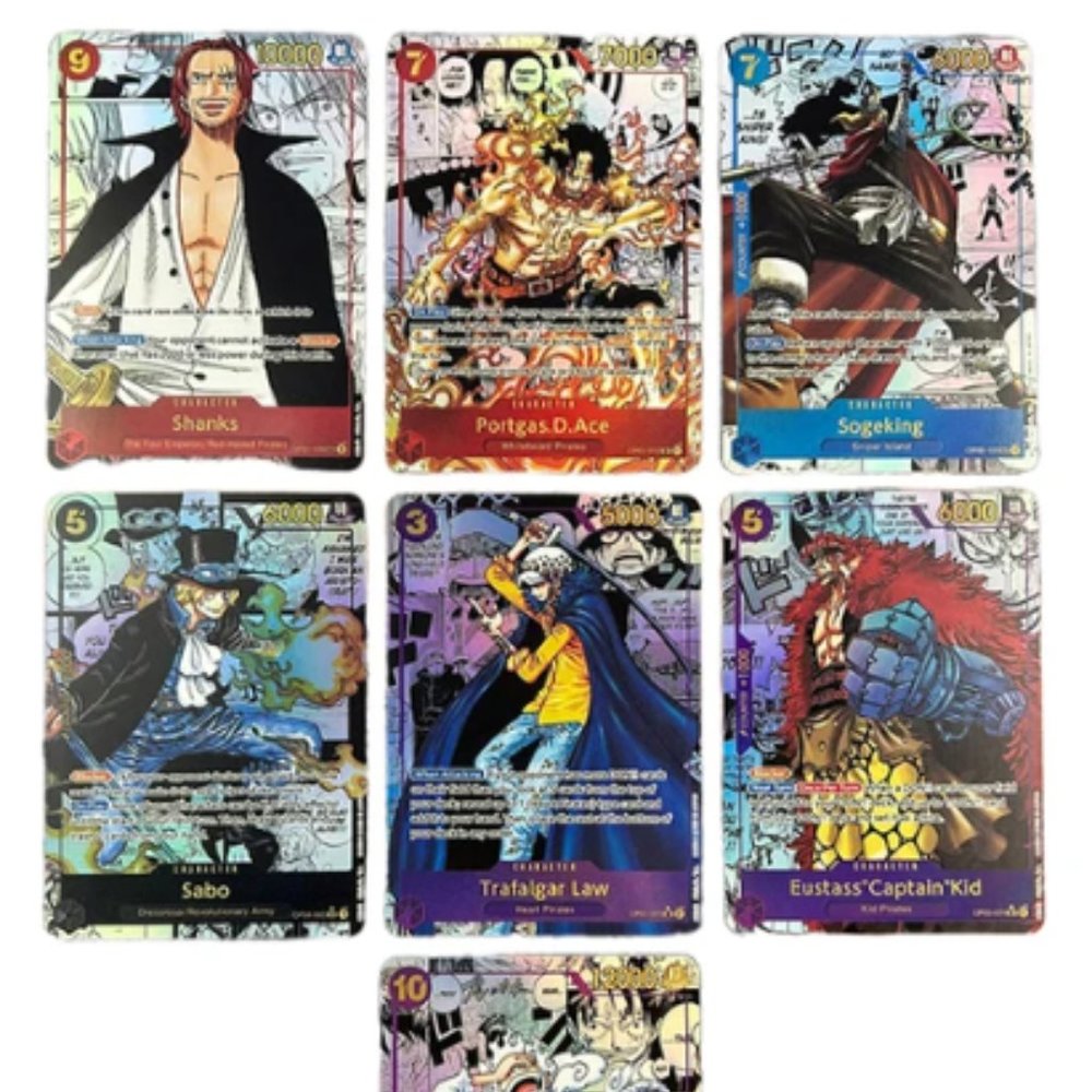 One Piece Alt Manga Cards Set